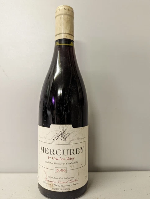 RARE - MERCUREY 1er CRU - 2006 - LES VELEY - 17 ans - DOMAINE PATRICK GUILLOT