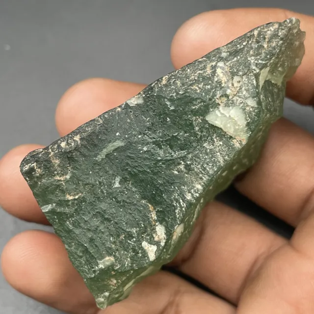 419 Cts Natural Deep Green Serpentine Rough loose Gemstones