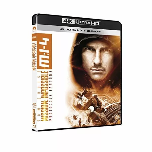 Blu-ray Neuf - M:I-4-Mission : Impossible-Protocole fantôme [4K Ultra HD + Blu-R