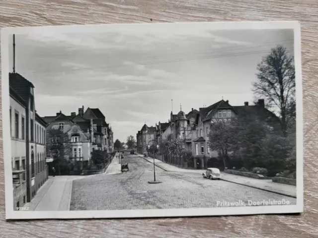 orig. PK-AK- Postkarte Pritzwalk Dorfstraße