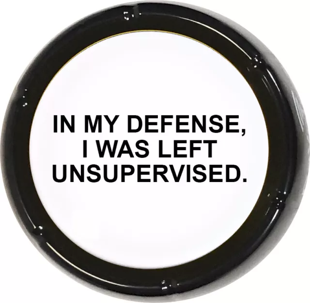 I Was Left Unsupervised Sound Button Joke Desk Office Gag Gift Funny Talking 😂