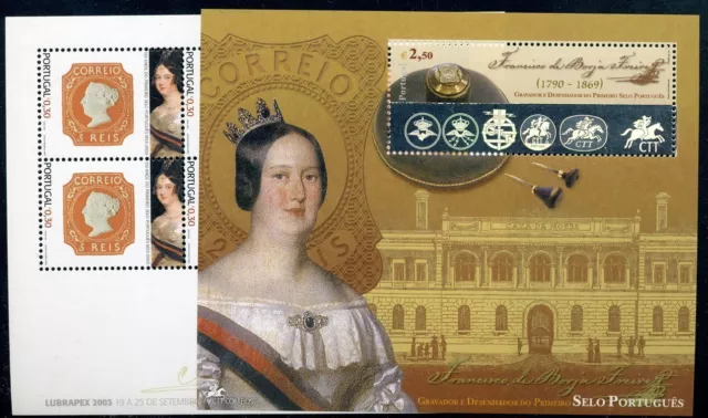 887277) Portugal Block 189 + 190 postfrisch, Briefmarken