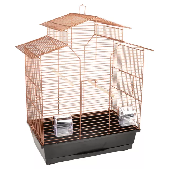 Flamingo Cage pour Oiseaux / Cage à Perruches Numfor 1 Cuivre, Neuf