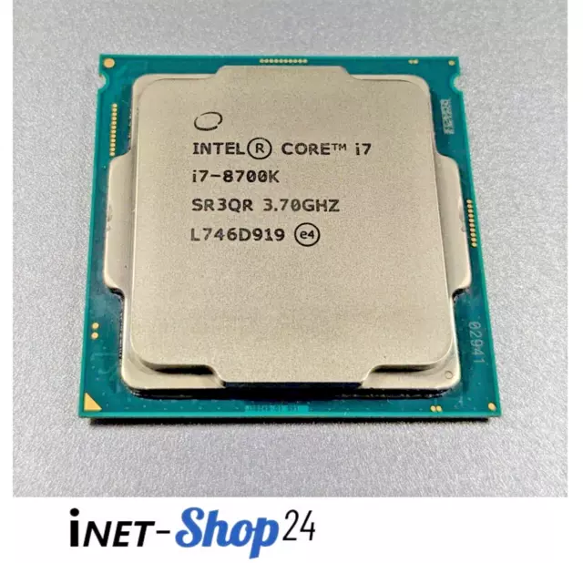 Intel Core i7-8700K CPU - 3,7GHz - Sockel 1151 - Coffee Lake-S SR3QR