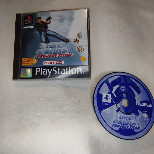 Jeu PS1 - Time Crisis Project Titan - PAL - Complet (boîte, Notice, CD) - Bon état