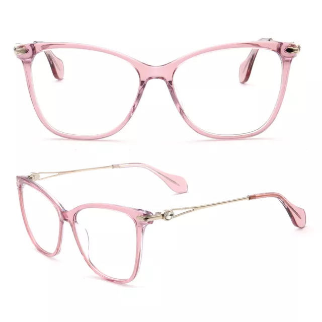 Round Oversized Fashion Eyeglasses Women Vintage Cat Eye Glasses Frames Tortoise