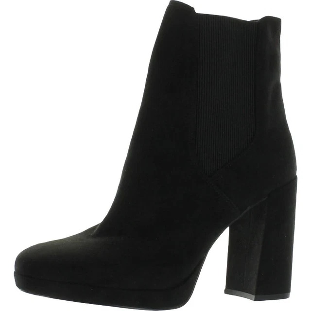 Steve Madden Womens Marching Black Chelsea Boots Shoes 11 Medium (B,M) BHFO 7622