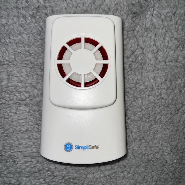 SIMPLISAFE HOME SECURITY Wireless Siren WS1000 105 Decibel Alexa