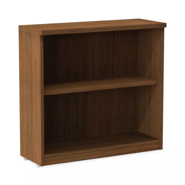 Alera VA633032WA 31.75 in. x 14 in. x 29.5 in. 2-Shelf Bookcase - Walnut New