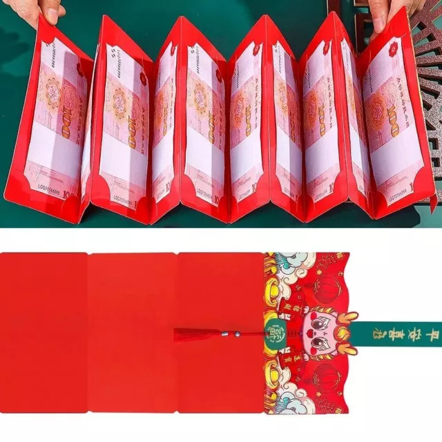 Paper 2024 Red Envelope Dragon Pattern Lucky Festival Bag  Spring Festival