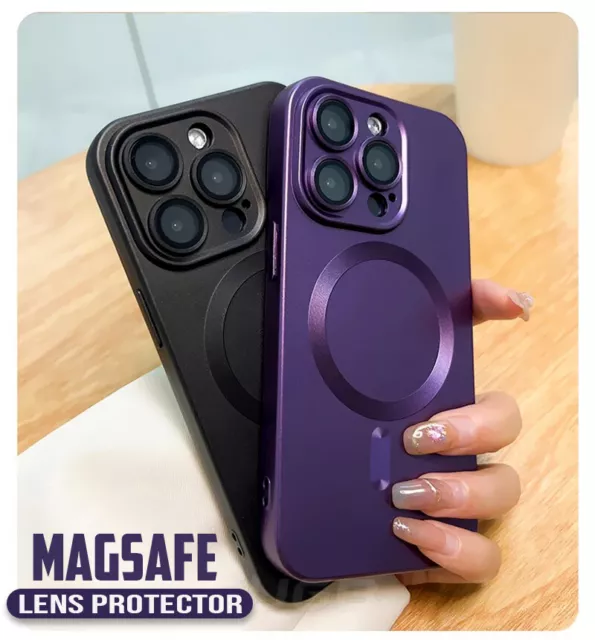Case For Apple iPhone 14 13 12 11 Pro Max Magnetic Shockproof Silicone Cover