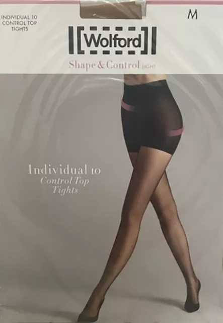 WOLFORD SHAPE INDIVIDUAL 10 Control Top Tights S Light Shaping