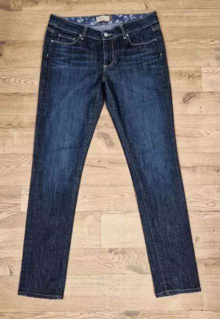 Paige blue jeans waist 30 Leg 32 Skyline Drive Peg dark pockets classic rise Paige blue jeans waist 30 Leg 32 Skyline Drive Peg dark pockets classic rise