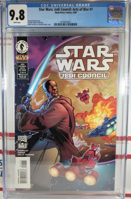 💥 CGC 9.8 NM/MT STAR WARS JEDI COUNCIL ACTS OF WAR #1 🔑 1st MASTER K'KRUHK
