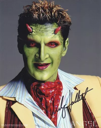 BUFFY ANGEL ANDY HALLETT LORNE # 4 hand signed