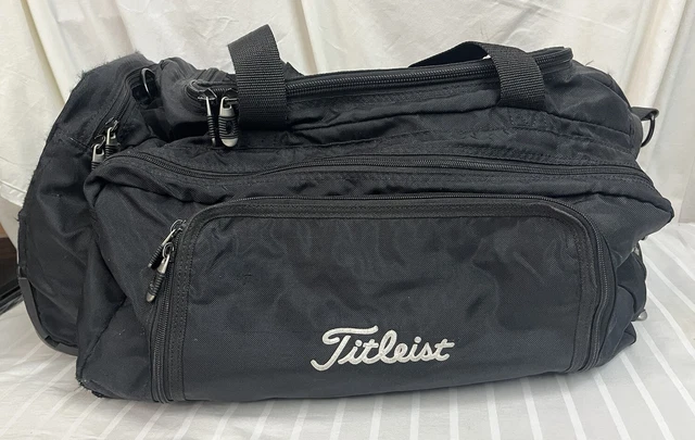 TITLEIST WHEELED DUFFEL Bag Carry On Invitational Stitch
