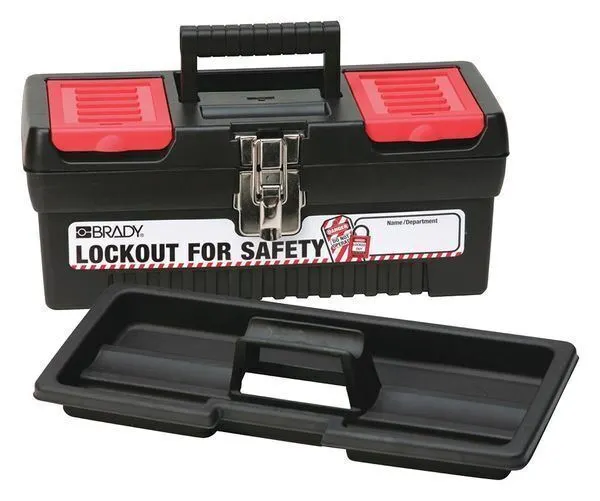 BRADY Lockout Tool Box, Unfilled 105905