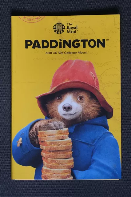 2018 Collector Album for Paddington 50p Coins Royal Mint Brand New