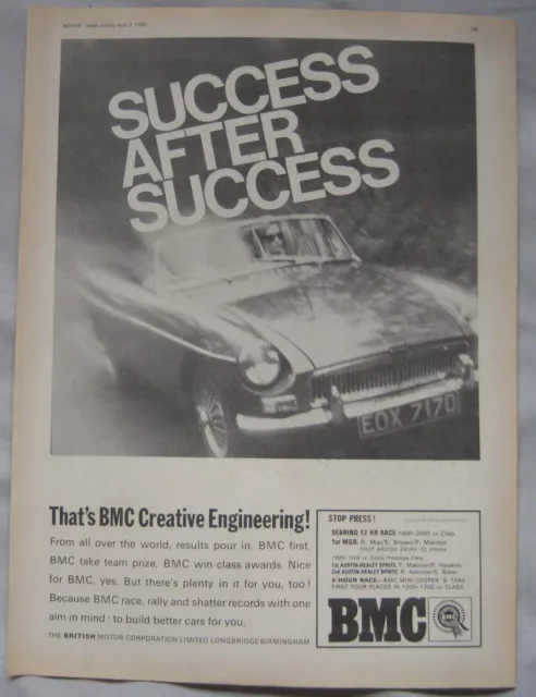 1966 BMC Original advert No.1