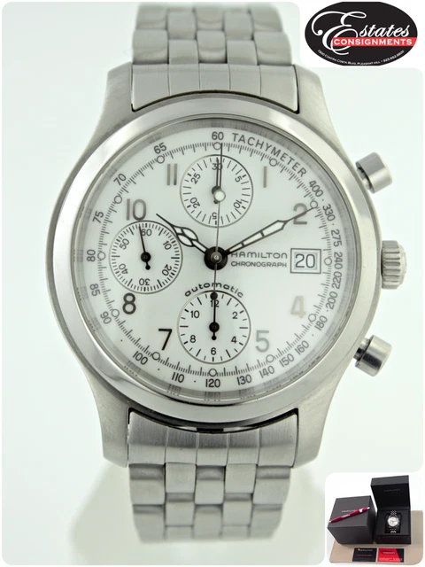 HAMILTON KHAKI FIELD 3828 Automatic Chronograph Men's Watch EUR 710,39 ...