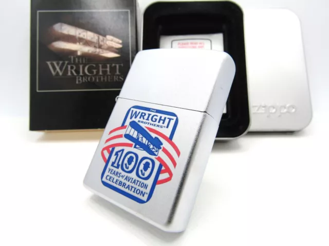 Wright Brothers 100 Years ZIPPO 2003 MIB Rare