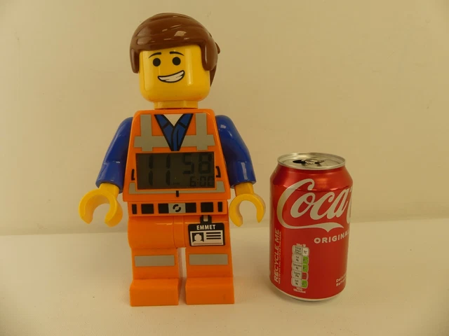 (RefJOH10) Lego Emmet digital LCD alarm clock fully working 24 cm tall (RefJOH10) Lego Emmet digital LCD alarm clock fully working 24 cm tall
