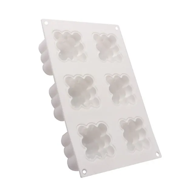 Non-toxic And Tear-resistant Silicone Candle Mold For Safe Candle Making White