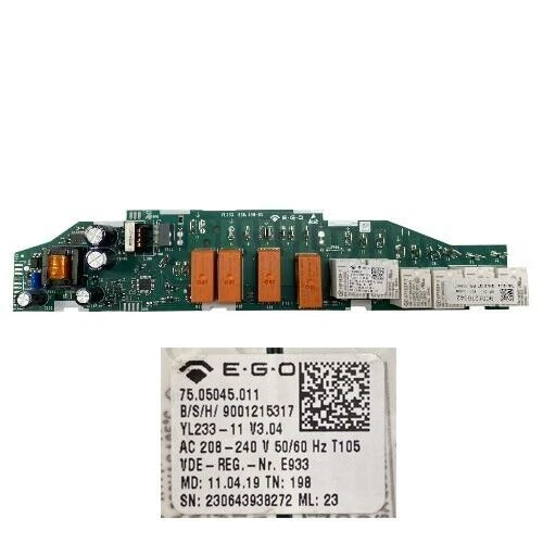 Module électronique Vitro Balay 3EB785LQ/02 YL233 980.490-03 75.05045.011