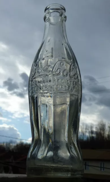 Rare pre-1931 Canadian COCA-COLA hobble skirt soda bottle Coke FREE SHIPPING! 2