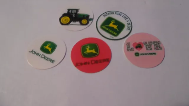 Pre Cut One Inch Bottle Cap Images TRACTOR Free Ship