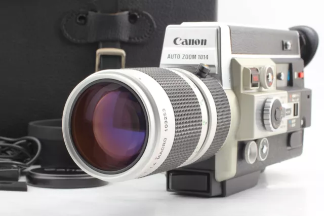 All Work【MINT+++】 Canon Auto Zoom 1014 Electronic Super8 8mm Movie Camera JAPAN