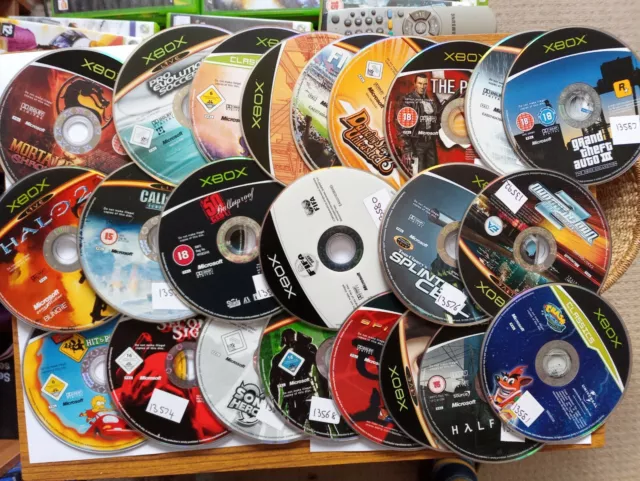 Great Selection Of Xbox Original Games !! - Disk Only - Pick From The List