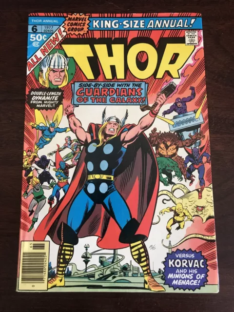 Thor King Size Annual Special #6 Marvel Comics 1977 Guardians of the Galaxy VFN