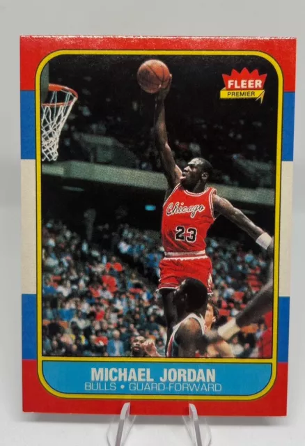 Michael Jordan Bulls Fleer 1986 Bulls Card Basketball #57 *PLEASE READ DES*