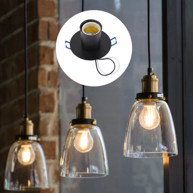 Supporto lampada da soffitto E27 treppiede luminoso ciondolo lampada a sospensione incorporata