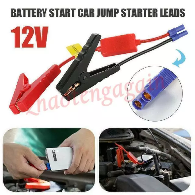 12V Batterieklemmen Starthilfe Jum Starter EC5 Stecker Überbrückungskabel D7LOVE