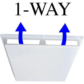 Elima-Draft ELMDFTCOMDEF3457 Commercial Air Deflector Vent Cover for 24" x 24"