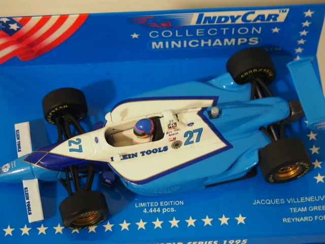 J.ヴィルヌーヴ 1995 チーム・グリーン レイナード ミニチャンプス 1/43 MINICHAMPS JACQUES Villeneuve 1995 Indy 500/CART