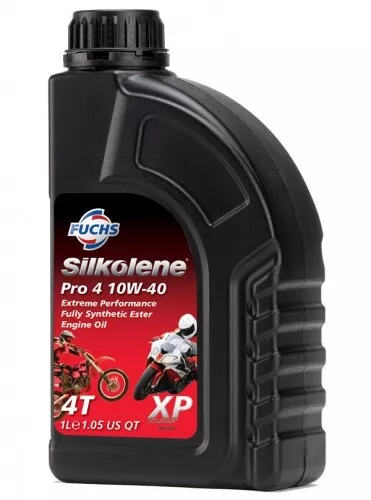 10W-40 Fuchs Silkolene Pro 4 XP Motorrad Motoröl 1 Liter