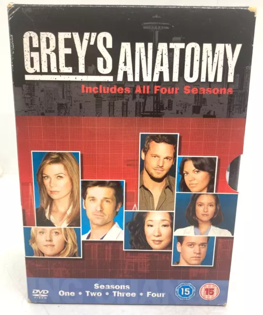 Greys Anatomy Complete Seasons 1-4. Season 1,2,3,4  Region 2