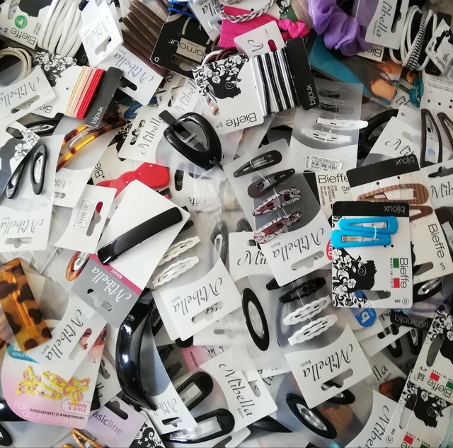 Lot De Déstockage - 60 Pièces D'accessoires Pour Cheveux - Pour Femme, Tous Types De Cheveux