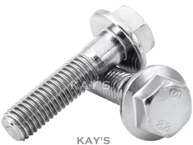 Flanged Hexagon Bolts High Tensile 8.8 Zinc Plated Flange Hex Screws M10 M12 M16