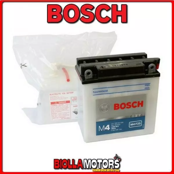 YB9-B BATTERIA BOSCH PIAGGIO Liberty 150 2000-2003 0092M4F250 YB9B