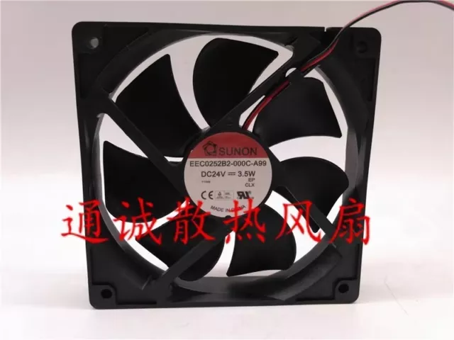 SUNON EEC0252B2-000C-A99 12025 24V 3.5W 12cm Cooling Case Fan