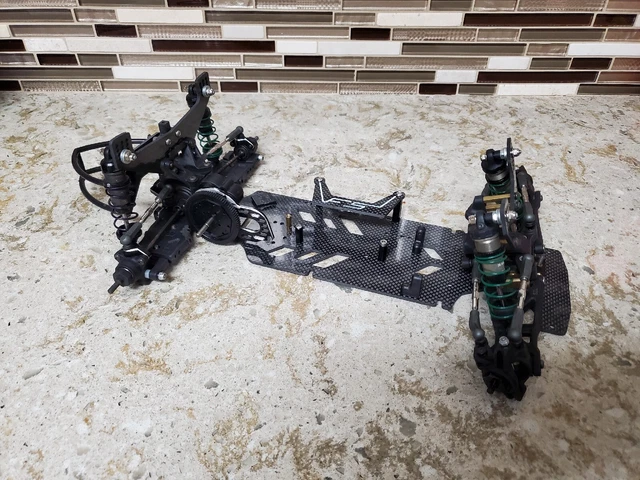 Losi Based F5 Sprint Car Carbon Chassis No Body No Cage Rc Slider Brass
