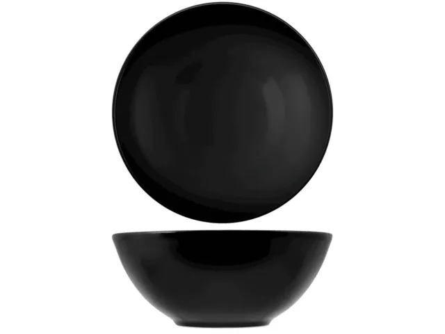 Saladier Bol En Grès / Grès, Ø 22 CM, Noir H&h