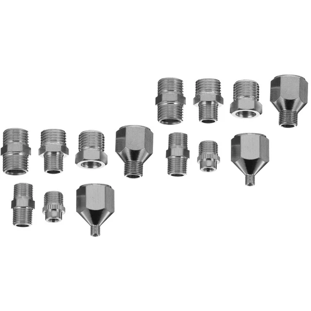 2 Set/7PCS Metall Airbrush-Zubehör Trennen Sie Den Kupplungsadapter