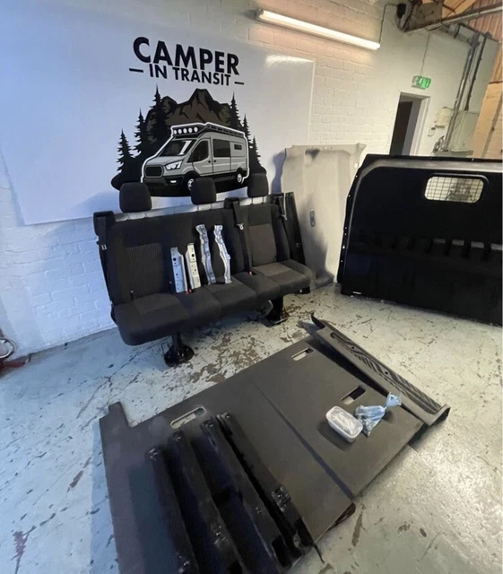 FORD TRANSIT CUSTOM Crew Cab Conversion Kit Bench Rear Van Seat Trend