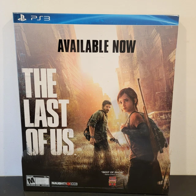 The Last of Us Store Display Sign Playstation 3 PS3 Gamestop