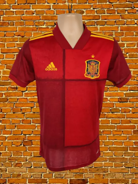 Adidas Rfcf Spain Football Uk Xsmall Red Active Sport Home T Shirt Jersey Tee Xs